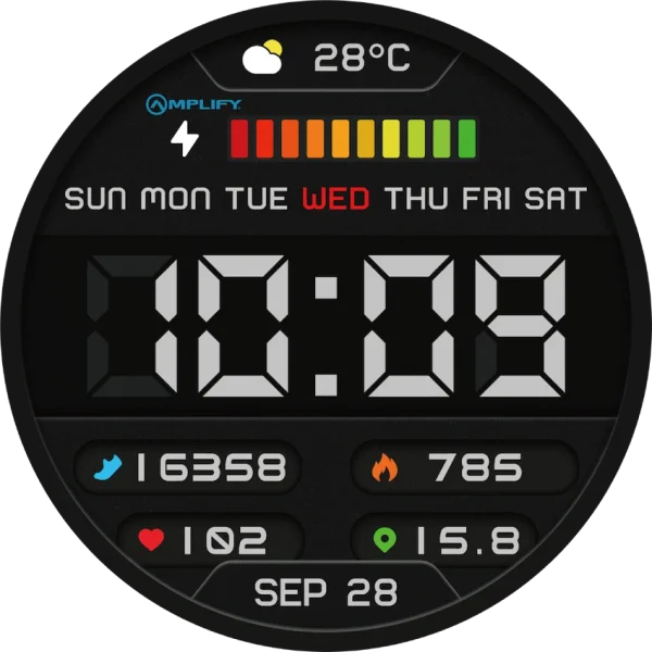 Amplify Compete Series Smart Watch - Gold
