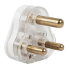 Ellies 16a Screw-on Plug Top - White