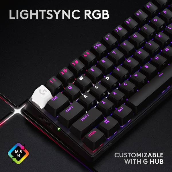Logitech(R) G PRO X 60 Lightspeed Gaming Keyboard - Black