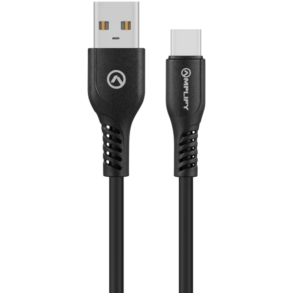 8-157 Amplify CoreCharge Series 1.2m USB-C Cable - Black
