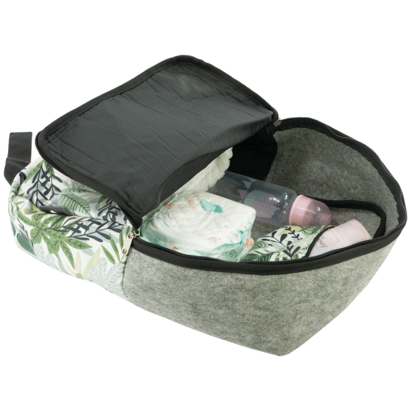 8-65 Totes Babe Jungle Diaper Backpack - Green