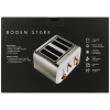 8-90 Boden Stark Anson Collection 4 Slice SS Toaster White