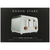 9-72 Boden Stark Anson Collection 4 Slice SS Toaster White