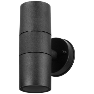Ellies Ash Series AC dual beam wall light - Nylon Carbon Fiber - GU10 Base- BK