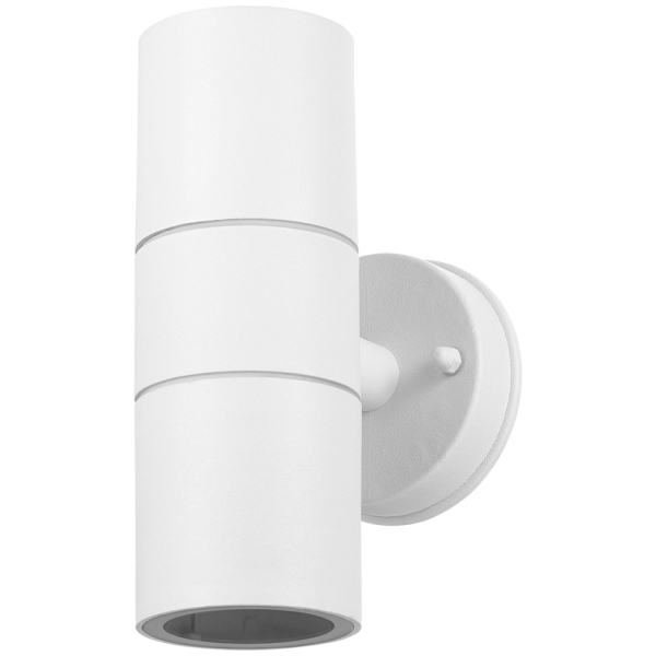 1-160 Ellies Ash Series AC dual beam wall light - Nylon Carbon Fiber - GU10 Base - WT