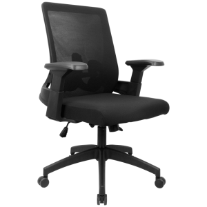 1-177 Everfurn Skye Mid Back Office Chair - Black