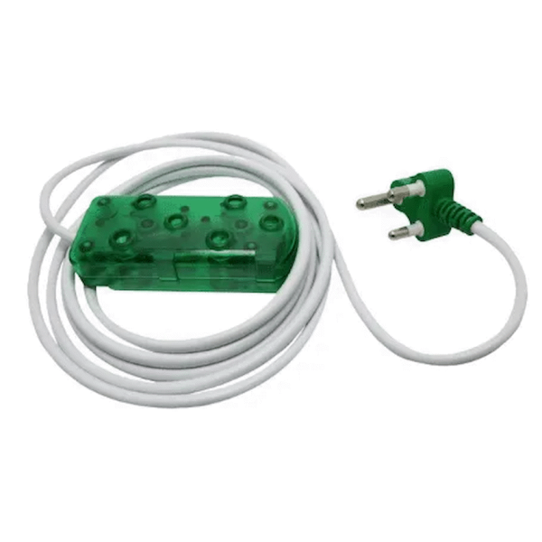 Ellies 2 Way Light Duty Coloured Extension Lead -5M