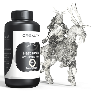 1-22 Creality Fast Resin UV Curable Resin 1kg Transparent