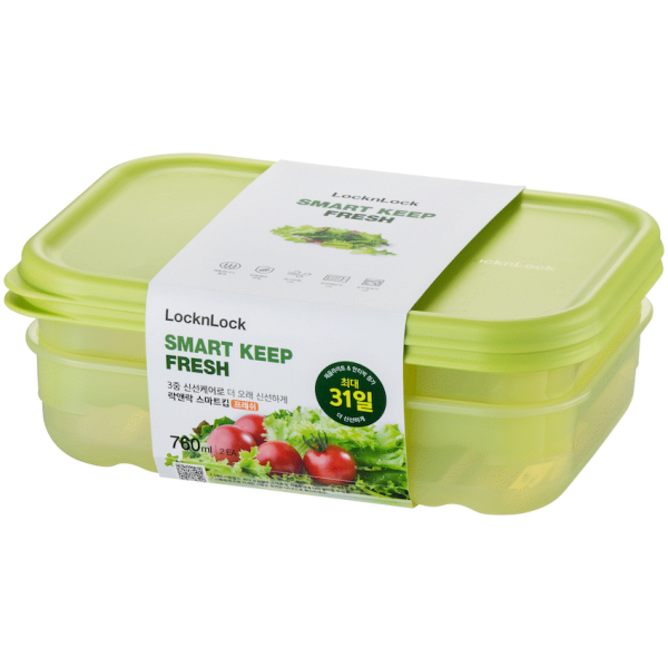 1-246 LocknLock Fresh Block rect 760ml 2pce