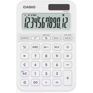 Casio MS-20YC 12 Digit Desk Calculator White