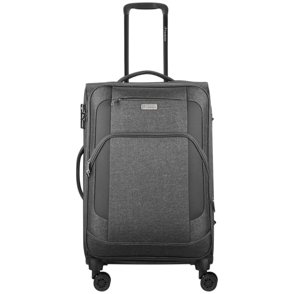 Travelwize Aurora 65cm 4-Wheel Spinner Trolley Case - Grey Melange