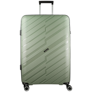 1-322 Travelwize Java PP 4-Wheel Spinner 75cm Luggage - Military