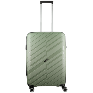 1-323 Travelwize Java PP 4-Wheel Spinner 65cm Luggage - Military