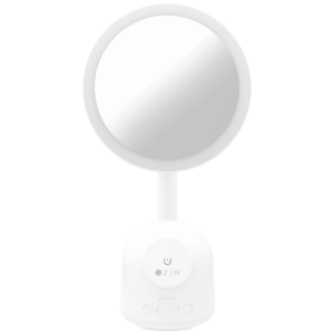 1-369 ZEN Unify Series Wireless Phone Charger with Bluetooth Speaker - White